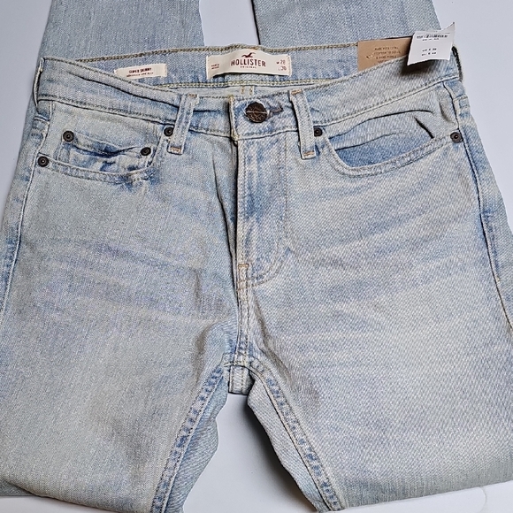 NWT Hollister Mens Epic Flex Super Skinny Light Denim Jeans 28x30 - Picture 1 of 13